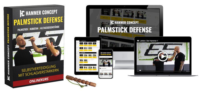 Online course DVD video self-defense palm stick kubotan everyday objects
